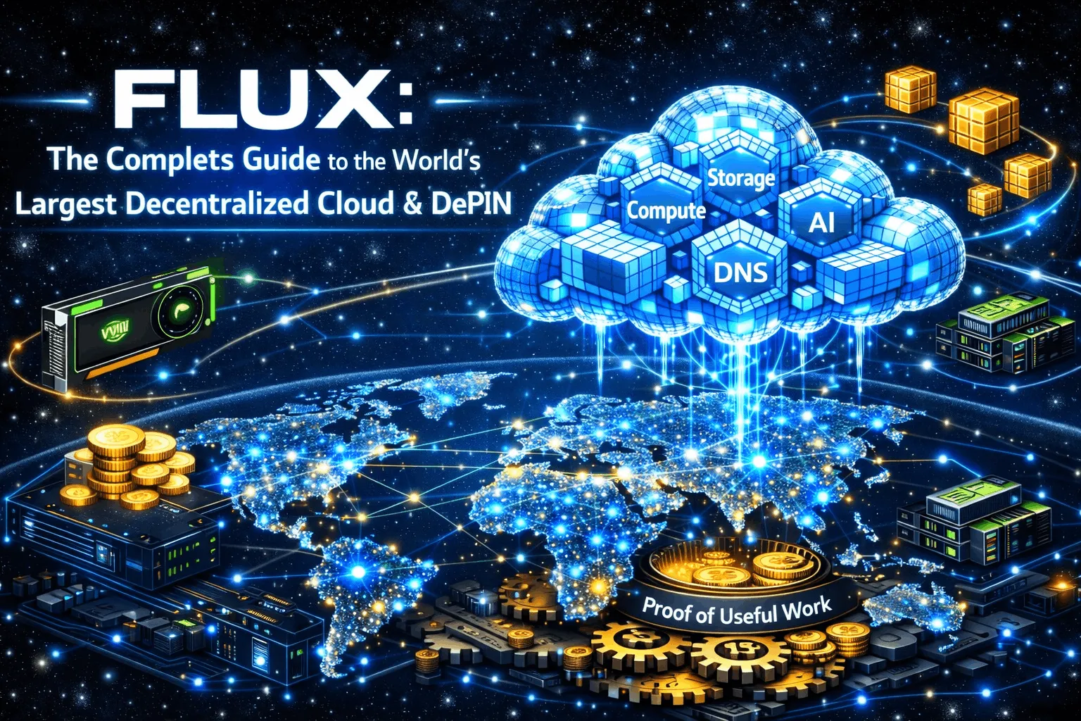 FLUX: The Complete Guide to the World's Largest Decentralized Cloud & DePIN