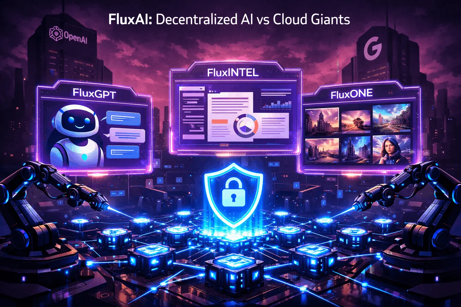 FluxAI Suite: Decentralized AI Challenging the Cloud Giants